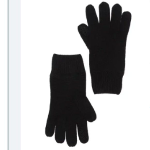 VINCE CAMUTO Cashmere Knit Tech Gloves Black - Picture 6 of 6